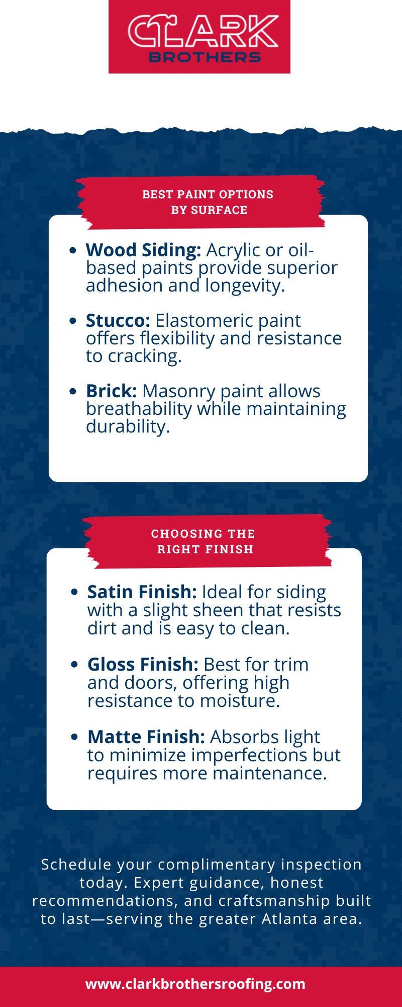 Exterior Paint Services: The Finishing Touch After a New Roof 2 Picking The Right Exterior Paint