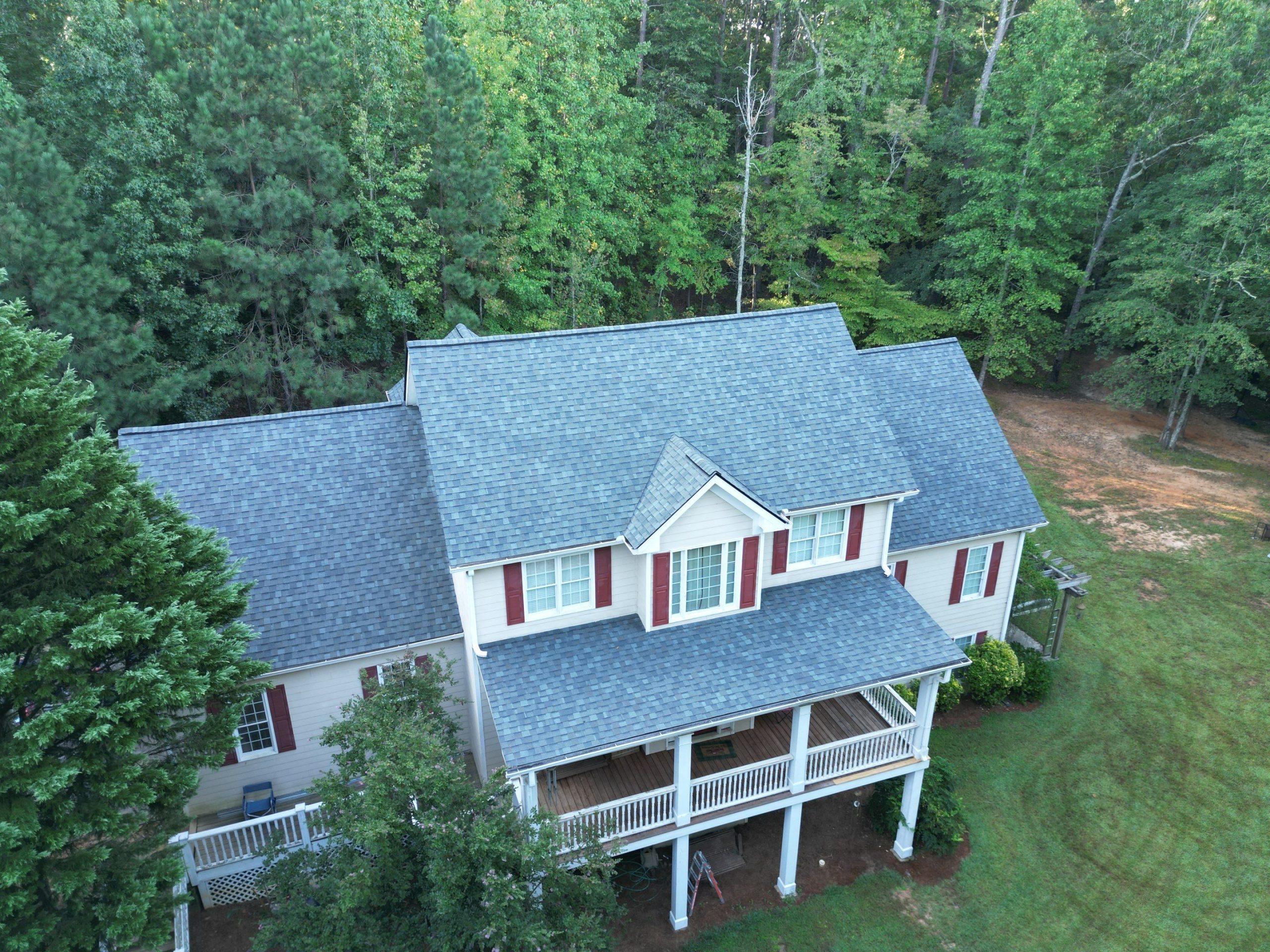 Clark Brothers completes Residential Roofing Installation using CertainTeed Landmark- Georgetown Gray in Sugar Hill, GA