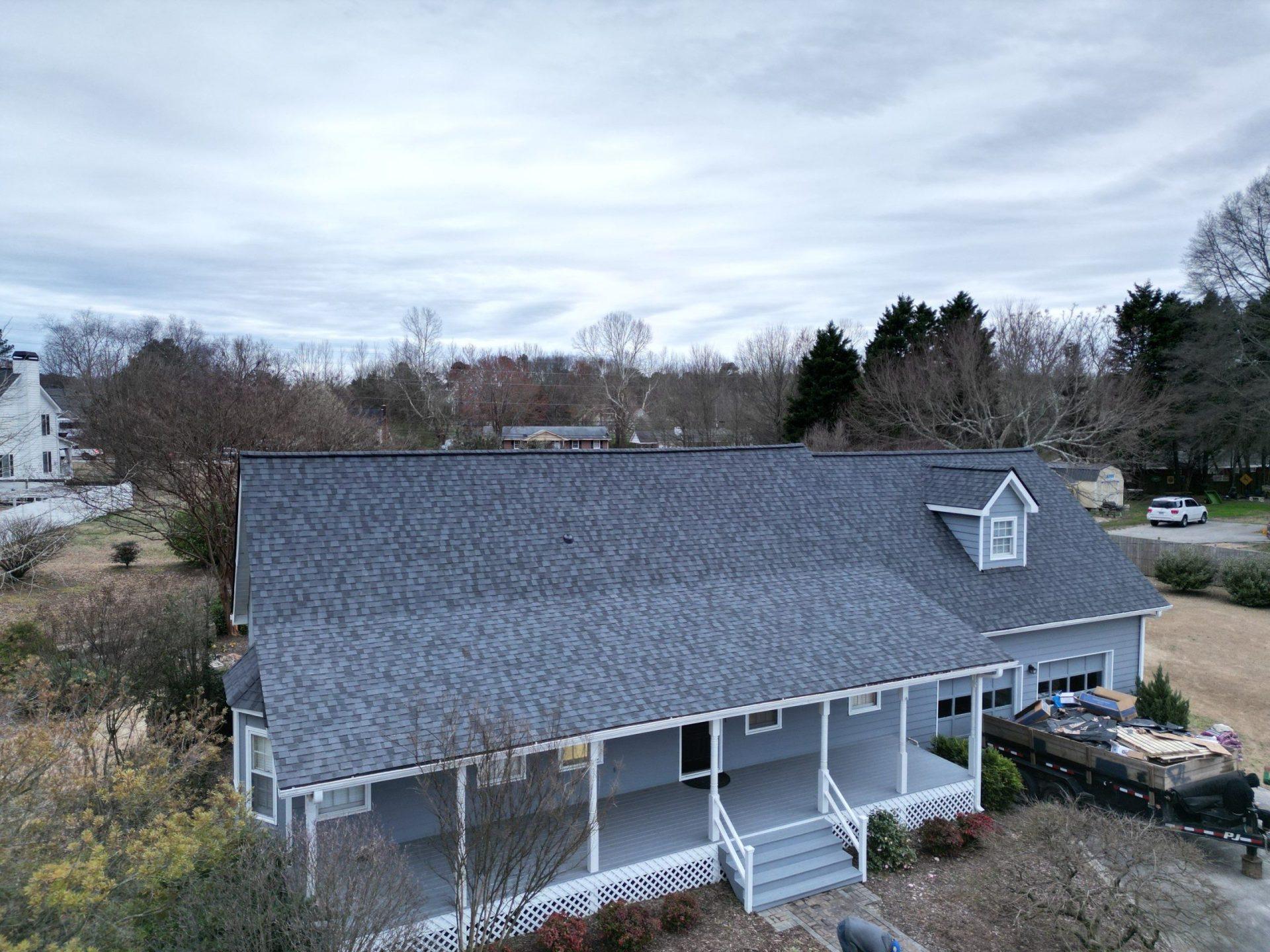 Beautiful Roof Updated with CertainTeed Landmark Pro in Moire Black in Buford, GA
